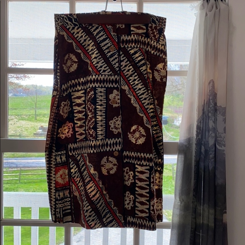Vintage Skirt - made from Coconut Cloth.